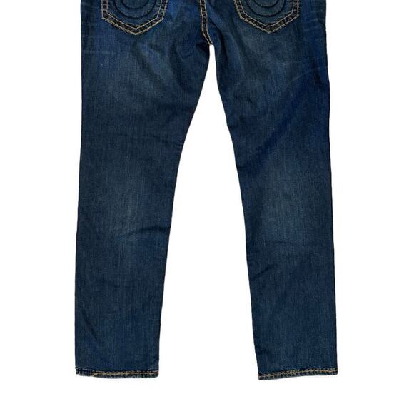 True Religion Geno Super T Jeans 40 x 33 Copper Stitching Relaxed Y2K Vintage - Picture 3 of 12